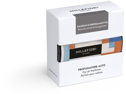 Millefiori Icon Sandalo Bergamotto parfum de voiture Textile Floral