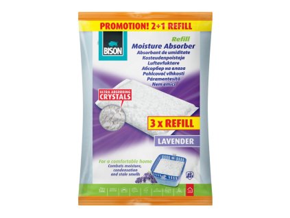 Recharges absorbantes AIR MAX parfumées à la lavande, sachet de 3 x 450 g