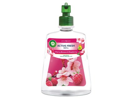 Recharge Air Wick Active Fresh 228 ml, parfum fleur de cerisier et framboise