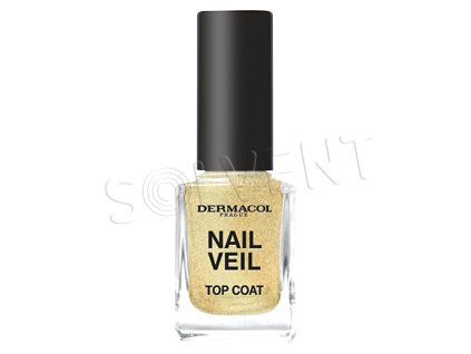 Vernis de finition décoratif Dermacol NAIL VEIL Sparkling beach