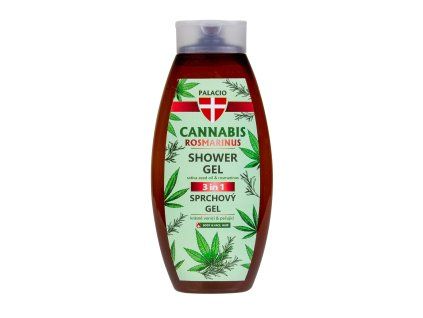 Gel douche PALACIO Cannabis Rosmarinus, 500 ml