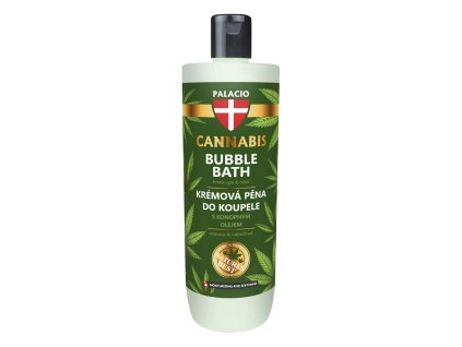 Mousse de bain crémeuse au chanvre PALACIO, 500 ml