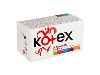 Tampons KOTEX (boîte de 32) Ultra Sorb Normal