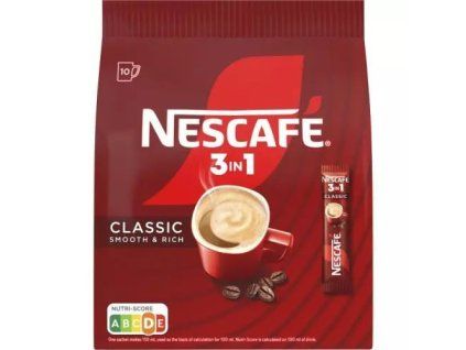 Nescafé 3 en 1, sachet classique de 10 sachets de 165 g