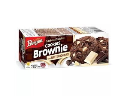 Brownie aux biscuits Bergen et chocolat blanc 126 g