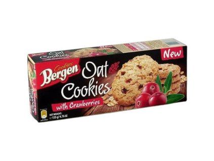 Biscuits à l'avoine Bergen aux canneberges 130 g