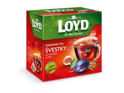 Thé chaud Loyd pyramide prunes + cannelle + figues 40 g