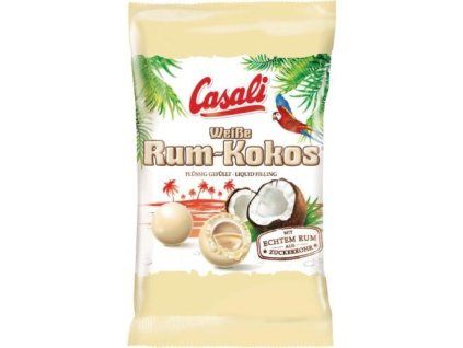 Casali dragée rhum+noix de coco blanche 100g
