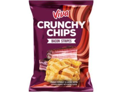 Chips croustillantes Viva, tranches de bacon 50 g