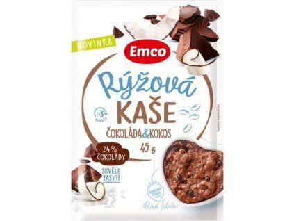 Bouillie de riz Emco chocolat-noix de coco 45 g