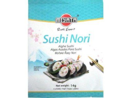 Algues nori Miyata, 5 feuilles, 14 g