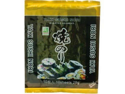 Algues Yaki Nori 10 feuilles 25g or (LA CUON SUSHI)