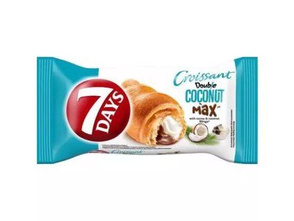 Croissant 7Days doublemax fourré cacao-noix de coco 80g