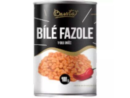 Haricots blancs Bassta au piment 400 g