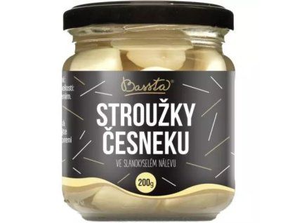 Gousses d'ail Bassta en saumure 200g