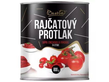 Bassta purée de tomates doppio concentré 800g