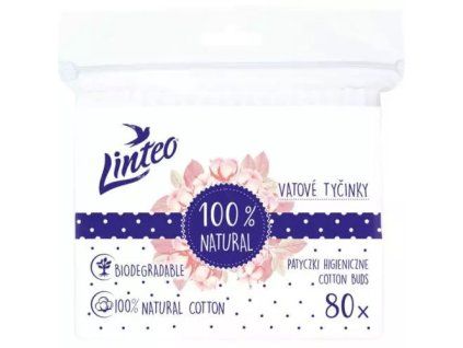 Cotons-tiges en papier Linteo, sachet de 80 pièces