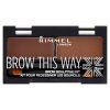 Palette sourcils RimmelMEL Brow this way 003