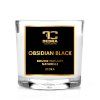 OBSIDIAN BLACK | votivní sójová svíčka | PARFUMIA® | 55 ml
