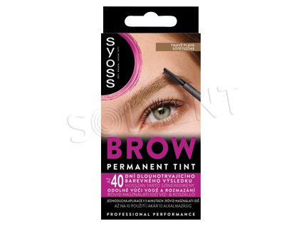 124392 syoss brow tint 17 ml tmava blond
