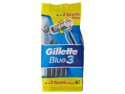 93139 gillette jednorazovy strojek blue3 6 sac