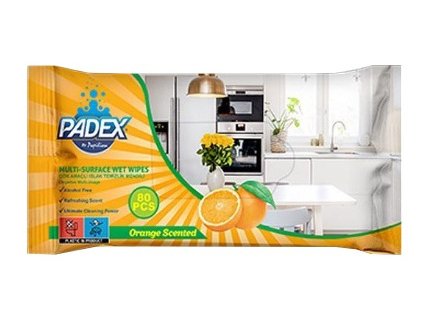 papilion padex uklidove ubrousky orange 80 ks