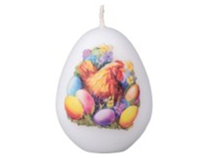 126195 vajicko svicka 60mm slepicka kohout