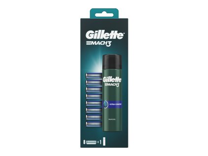 124134 gillette mach3 8nh gel 200ml comfort