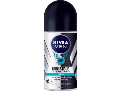 47391 nivea invisible for black white fresh roll on 50 ml