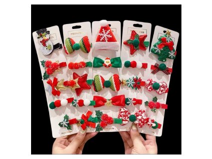 Božićni dodaci za kosu (5 kom/bli)