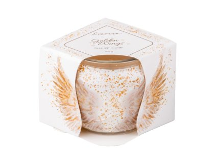 Mirisna svijeća Emocio u staklu Golden Wings Decor 70x62mm