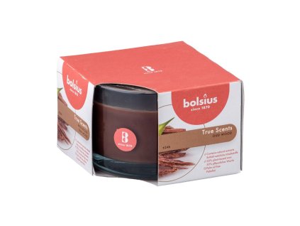 Bolsius Aromatic 2.0 mirisna svijeća u staklenoj posudi, 90x63 mm, drvo ouda