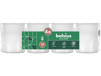 Bolsius prešani depozit 250g 18h. 4 kom. bijeli
