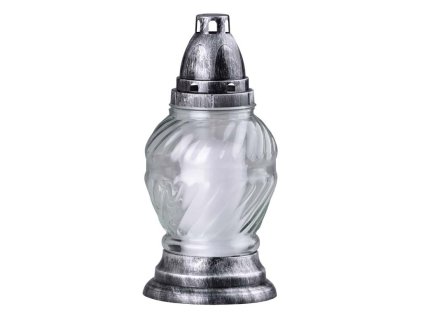 Grobljansko staklo 24 cm polog 180g 58h. prozirno