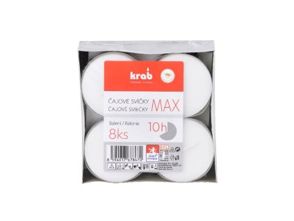Čajne svijeće Maxi RAL 8 kom, u kutiji