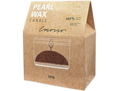 Emocio vosak u prahu 350 g + 10 kom fitilja – crveni