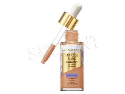 Max Factor 2u1 serum za šminkanje Miracle Pure 60-80