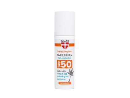 PALACIO CannaProtect - Krema za kožu SPF50 s konopljom, 50 ml