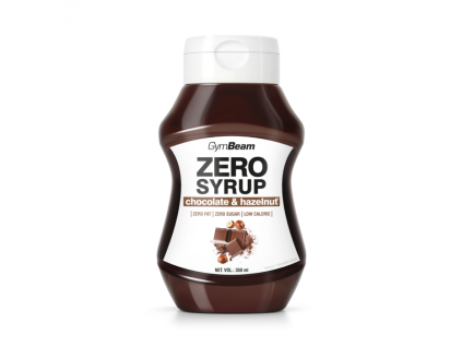 zero syrup chocolate hazelnut 350 ml gymbeam