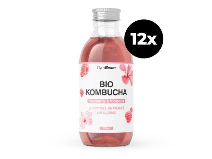 bio kombucha raspberry mockup bulk