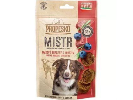 Propesko Master snack mesni burgeri s govedinom 60g
