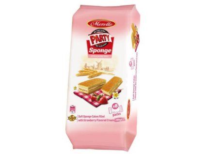 Morello biskvit s okusom jagode, krema 200 g