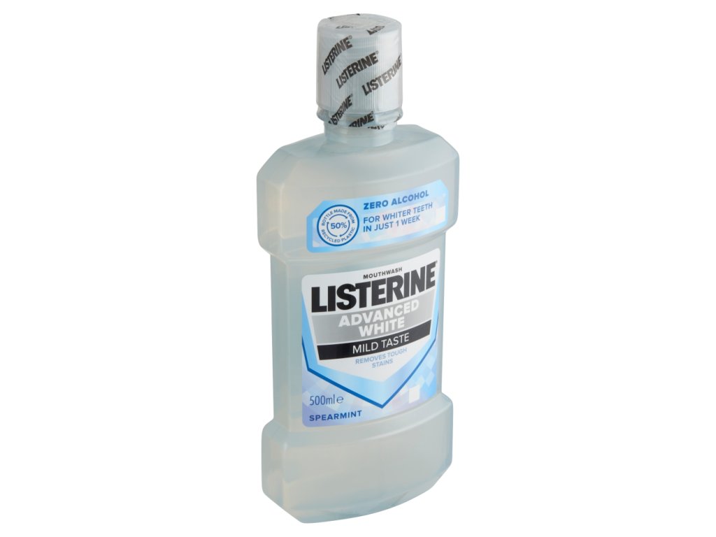Listerine UV 500ml Advanced fehér