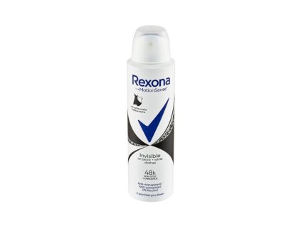 Rexona dezodor nőknek 150 ml láthatatlan fekete-fehér