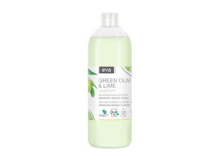 95041 eva natura kremove tekute mydlo zelena oliva limetka 1000 ml