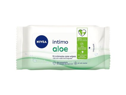 Nivea intim törlőkendő 15 db aloe verával