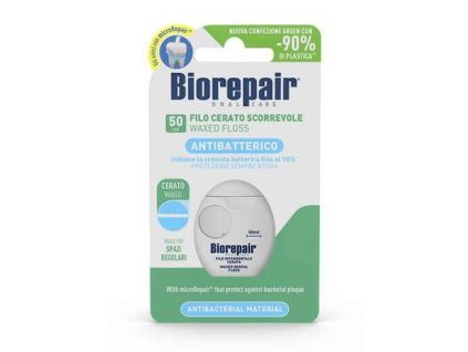 110592 biorepair zubni nit voskovana 50 m denni pouziti