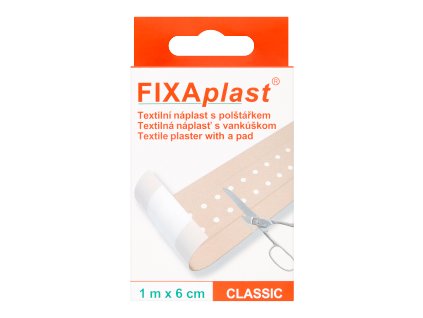 Fixaplast ragtapasz 1mx6cm textil CLASSIC