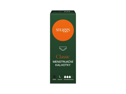 Snuggs bugyi erős menstruációhoz L fekete