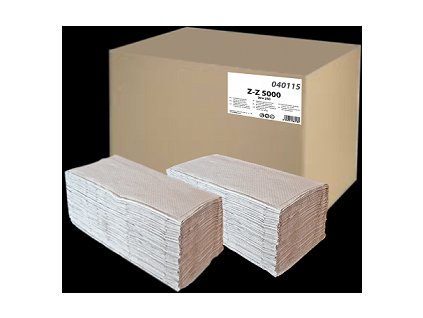 ZZ törölközőpapír szürke újrahasznosított (250 db/csomag) 1 év